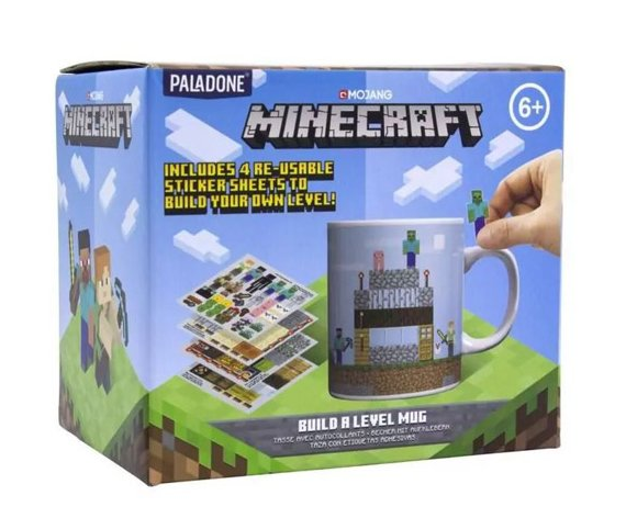 Paladone hrnek Minecraft 325 ml Build a Level