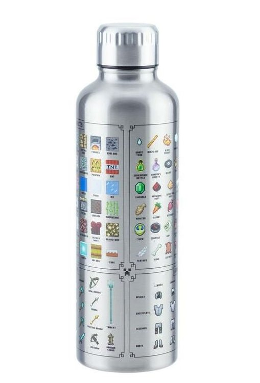 Paladone Kovová láhev 500 ml Minecraft