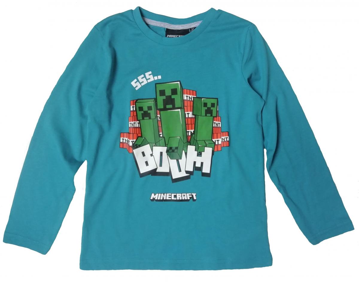 Triko Minecraft dlouhý rukáv 9 let